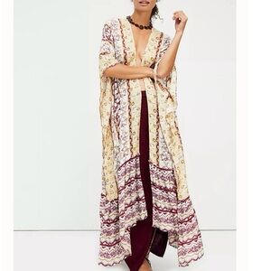 Free People Wallflower Ruffle Kimono